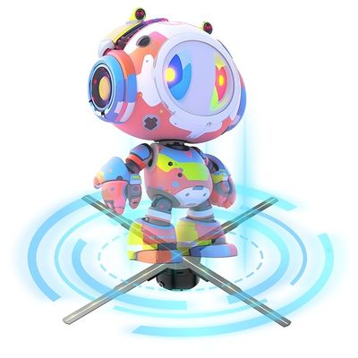 Высокое разрешение внутреннего 3D-голограммного светодиодного дисплея для эффективных рекламных решений