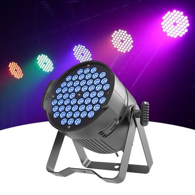 Диско-вечеринка свадебное освещение DMX Par Light с пультом дистанционного управления LED 54 * 3W Сцена света