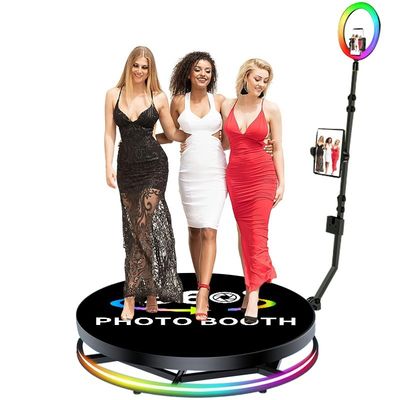 Высота платформы 25 см 360 фотокабинка с автоматической видеомашиной и профессиональным дизайном