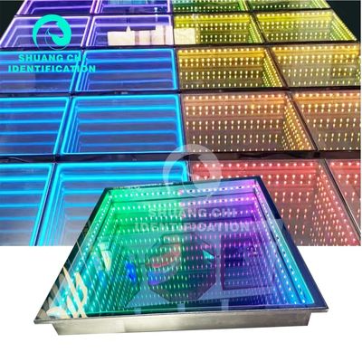 Светодиодный источник света 5050 RGB Led Removable Glass Tiles для интерактивного неонного танцевального пола