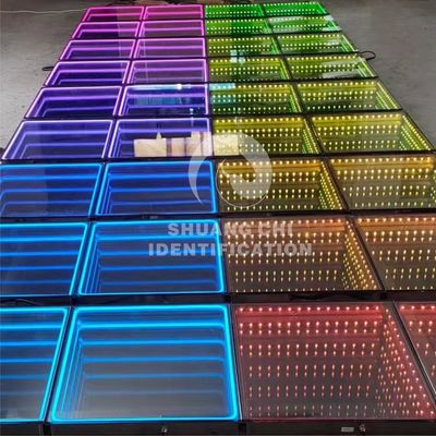 Светодиодный источник света 5050 RGB Led Removable Glass Tiles для интерактивного неонного танцевального пола