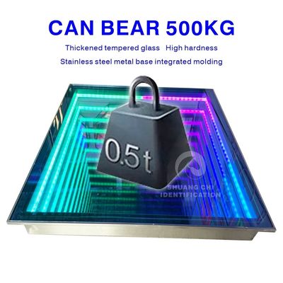 Светодиодный источник света 5050 RGB Led Removable Glass Tiles для интерактивного неонного танцевального пола
