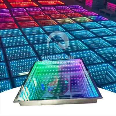 3D светодиодный танцевальный двор Бесконечный танцевальный двор Свет и пользовательские светодиодные кирпичные огни