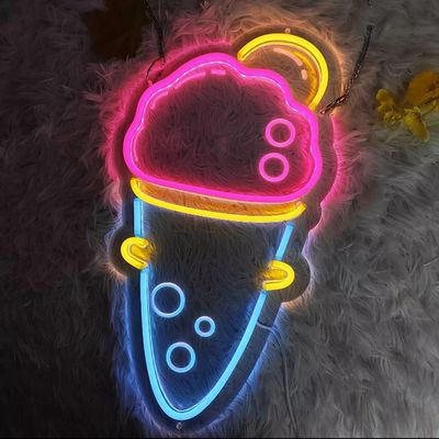 Акриловый неоновый флекс светодиодный неоновый знак для пользовательского наружного логотипа и напряжения DC12V/AC110-220V