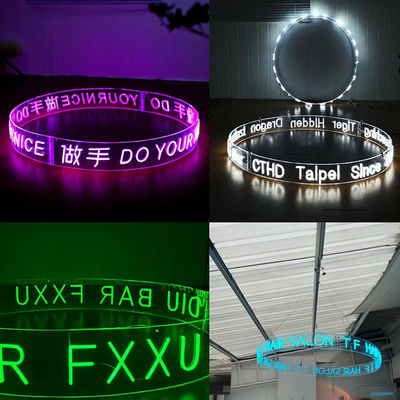 DIY кабельный неоновый световой знак для пользовательского логотипа Flex Strip гладкая линия производства освещения