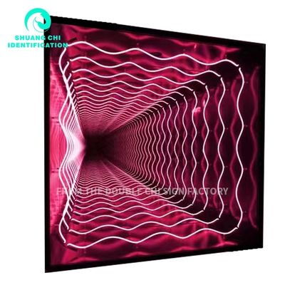 2023 корпус из нержавеющей стали Melaleuca Custom LED Neon Sign с стеклянным графическим материалом