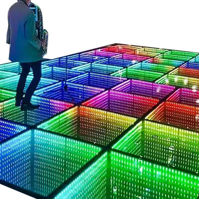 G/B/Y/RGB/RGB 3in1 Сценарийное освещение Степное стекло светодиодный танцевальный пол для свадеб