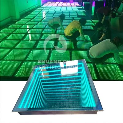 G/B/Y/RGB/RGB 3in1 Сценарийное освещение Степное стекло светодиодный танцевальный пол для свадеб