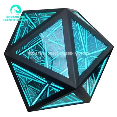 Конец 2023 Материал 3D Vision Melaleuca Mirror Abyss Mirror с высокой яркостью светодиодного света