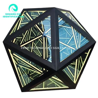 Конец 2023 Материал 3D Vision Melaleuca Mirror Abyss Mirror с высокой яркостью светодиодного света
