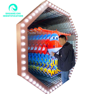 Необходимое украшение стен Custom End 3D Neon Mirror для KTV и внутренних помещений