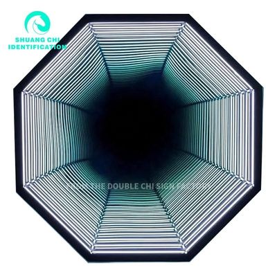 Необходимое украшение стен Custom End 3D Neon Mirror для KTV и внутренних помещений