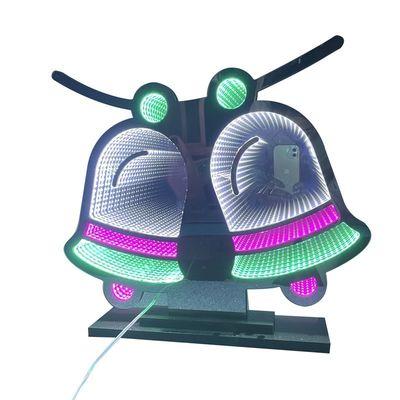 2- Настраиваемый Rgb Большой рождественский подарок Конфеты Stick Бесконечные зеркальные огни Для праздничного украшения