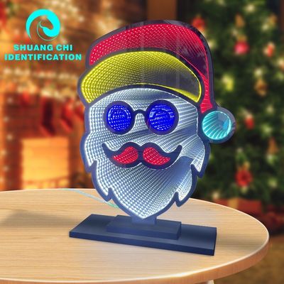 2- Настраиваемый Rgb Большой рождественский подарок Конфеты Stick Бесконечные зеркальные огни Для праздничного украшения