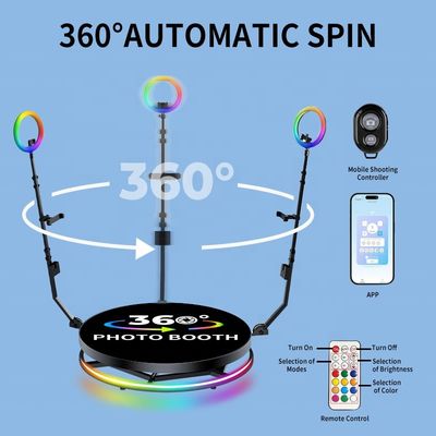 360-градусный вращающийся фотоаппарат фотобуста с автоматическим стойкой и грузоподъемностью 500 кг