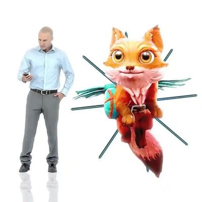 Привлекательный рекламный дисплей 3D голографический вентилятор с проекцией высокой четкости