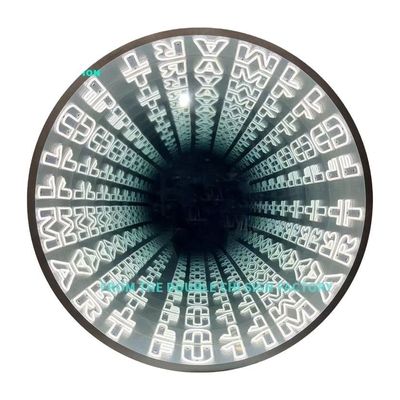 Цветные LED 3D неоновые стены бесконечные зеркальные туннели для домашнего декора