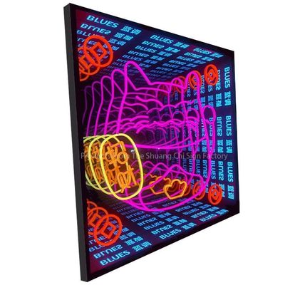 Преобразуйте свое пространство с помощью бесконечного зеркала 3D на заказ с светодиодной неонной табличкой