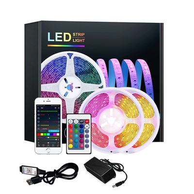 Внутреннее украшение 5m 10m RGB светодиодные светодиоды с инфракрасным управлением и водонепроницаемым SMD 5050