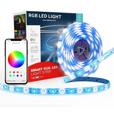 Wifi Smart Multi-Color 5m 12v 5050 RGB светодиодный свет для индивидуального освещения дома
