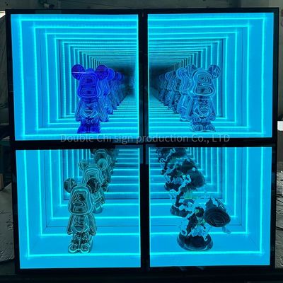 Магазинный экран Magic Mirror с настраиваемой толщиной и светодиодным светильником