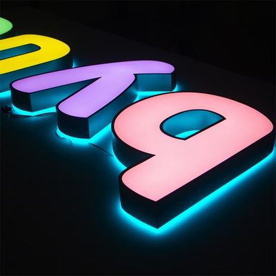 Профессиональная установка букв LED-каналов для цифровой цифровой вывески дома