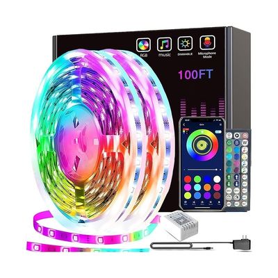12V 10mmPCB Magic LED Strip 60LEDS/M IC WS2811 5050RGB IP20 50000 Рабочее время CRI 80