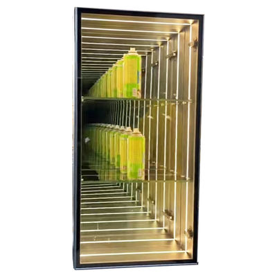 DC12V/AC110-220V Infinity Mirror Display Case для дизайна пекарни с печеньем