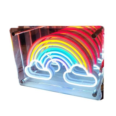 Мини-светлые символы 3D рекламные щиты Infinity Mirror LED буквы с беспроводным каналом