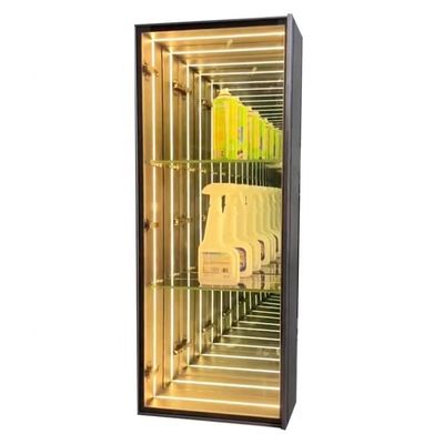 Trend Infinity Mirror Display Case для ювелирных изделий Косметический парфюм и часы Настройка