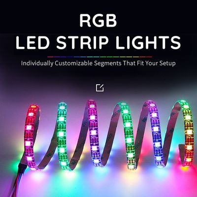 12в Wifi управляемый гибкий SMD 5050 2835 RGB светодиодный светодиод для освещения праздников