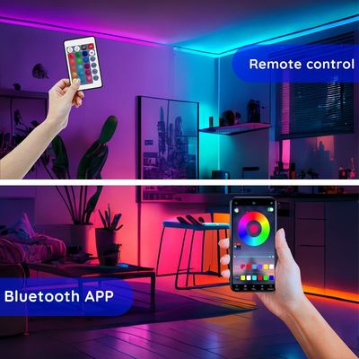 12в Wifi управляемый гибкий SMD 5050 2835 RGB светодиодный светодиод для освещения праздников