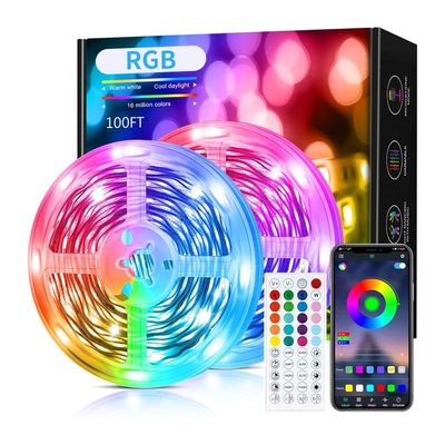 3M Aura BT Mesh Мобильный смартфон Управление APP Снижаемый гибкий RGB SMD 5050 150 светодиодные светодиоды с 40 клавишами