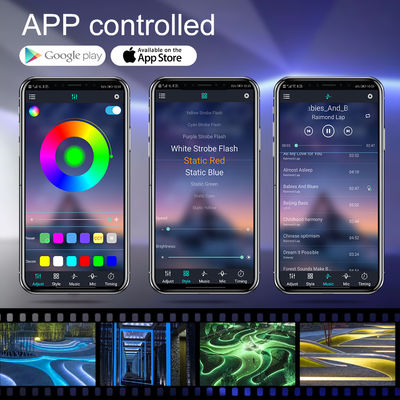 3M Aura BT Mesh Мобильный смартфон Управление APP Снижаемый гибкий RGB SMD 5050 150 светодиодные светодиоды с 40 клавишами