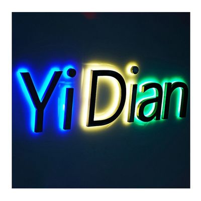 Настраиваемый размер Фронтлит и бэклит 3D LED каналы письма знаки для рекламы дверей