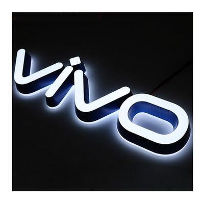 Настраиваемый размер Фронтлит и бэклит 3D LED каналы письма знаки для рекламы дверей