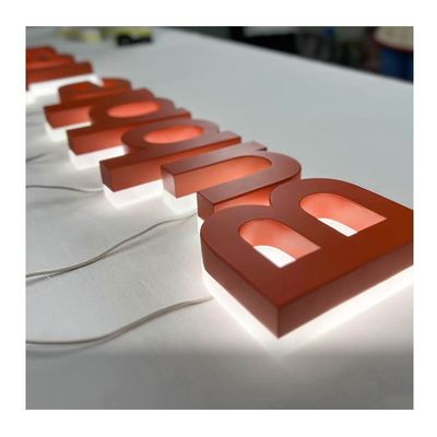 Настраиваемый размер Фронтлит и бэклит 3D LED каналы письма знаки для рекламы дверей
