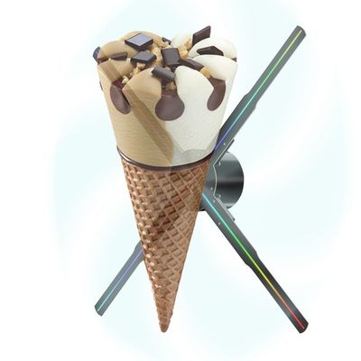 SD-карта APP Подключение Внутренний голограммный вентилятор для 4D/5D голографического рождественского дерева