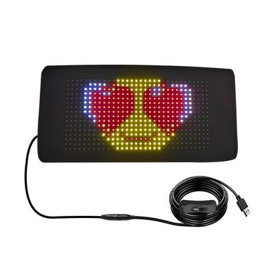Rolling Bright Flexible Advertising Led Sign 5V Led Usb Car Sign Управление приложением Bluetooth
