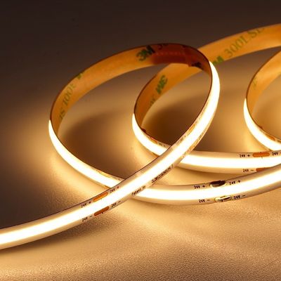 10W/M RA90 Гибкая лента COB DC 12V 24V Ultra Slim 5mm Dotfree 480leds COB Линейный свет