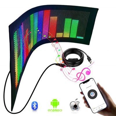 Портативный пиксельный RGB LED матричный панель цифровой экрана для гибкой рекламы