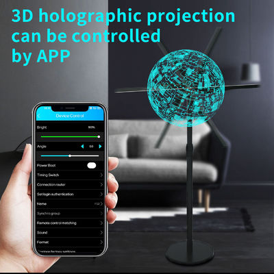 Высокое разрешение 115 см 3D голограммный голографический фан для внутреннего и наружного брендинга