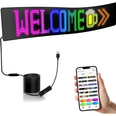 16*64dots/16*96dots Программируемый светодиодный автомобильный дисплей с RGB матрицей и рейтингом IP66