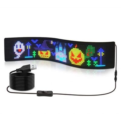 16*96 точек LED-экранная панель для рекламы магазинов и автомобилей RGB цвет мягкий дисплей
