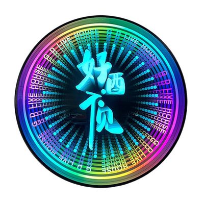 Источник света Neno Lights Голографический вентилятор дистанционное управление 3D Абисс зеркало 2024 Bestseller