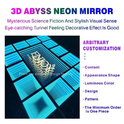Источник света Neno Lights Голографический вентилятор дистанционное управление 3D Абисс зеркало 2024 Bestseller