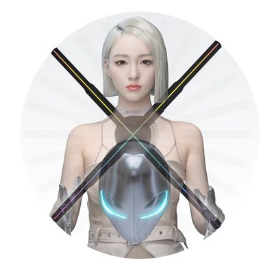 3D голографический дисплей 50 см голограммный вентилятор с MP4/AVI/RMVB/GIF/JEPG/PNG/MKV контентом