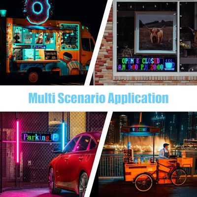 App Control LED Sign Board для автомобилей Прокрутка текста Дигитальный дисплей Матричная панель