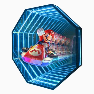 50 C Термостойкий 3D светодиодный вентилятор бесконечное зеркало световой коробки для любой среды