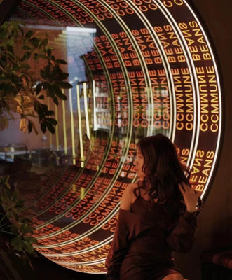 50 C Термостойкий 3D светодиодный вентилятор бесконечное зеркало световой коробки для любой среды